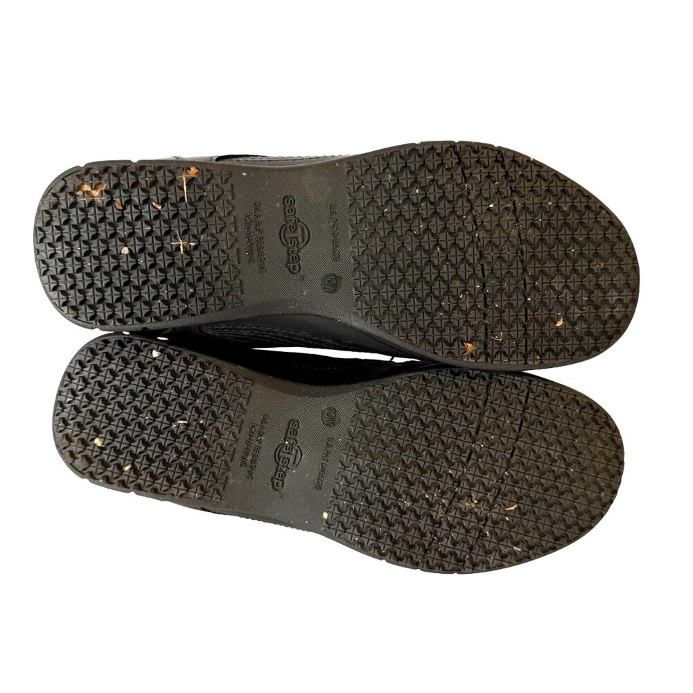 SafeTStep Comfort Walking Sneakers 10W Womens Black Low Top 141470 Safe T Step - Picture 7 of 7